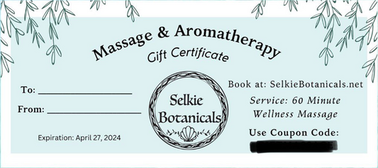 Massage Gift Certificate