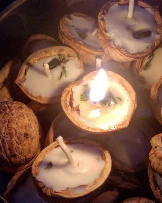 Walnut Spell Candles-VEGAN