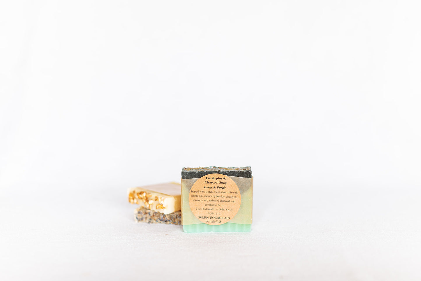 Soap: Eucalyptus & Charcoal VEGAN