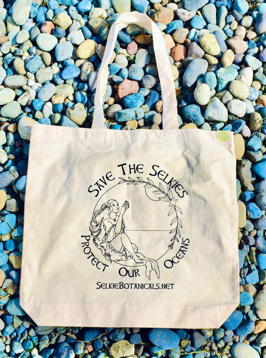 Save The Selkie's LARGE Tote Bag