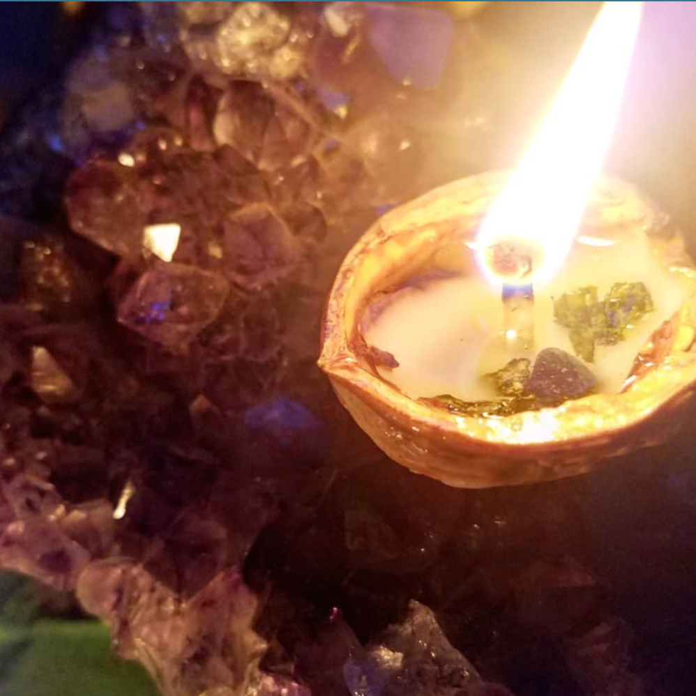 Walnut Spell Candles-VEGAN