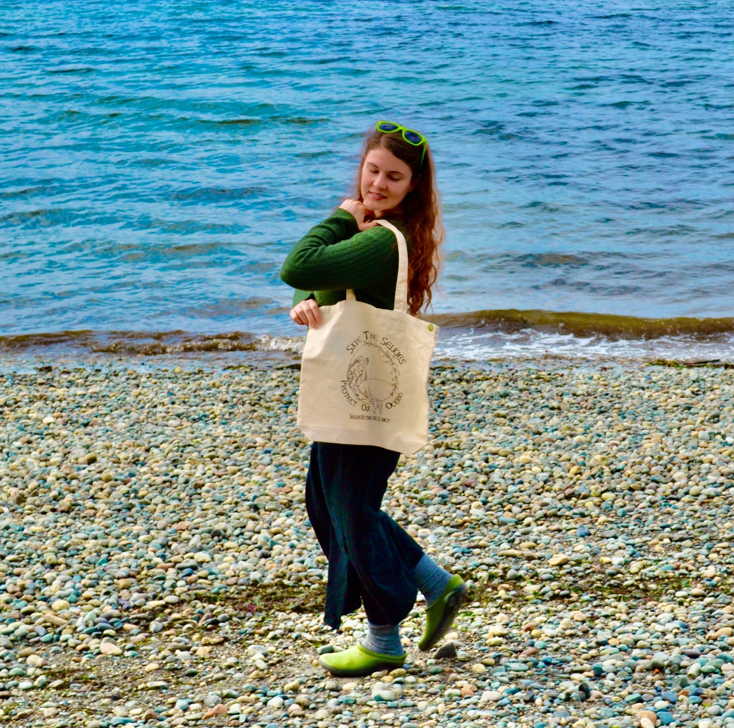 Save The Selkie's LARGE Tote Bag